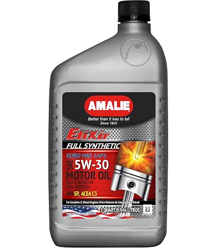 Amazon.com: AMALIE Elixir Full Synthetic 5W-30 DEXOS1 (160-75766